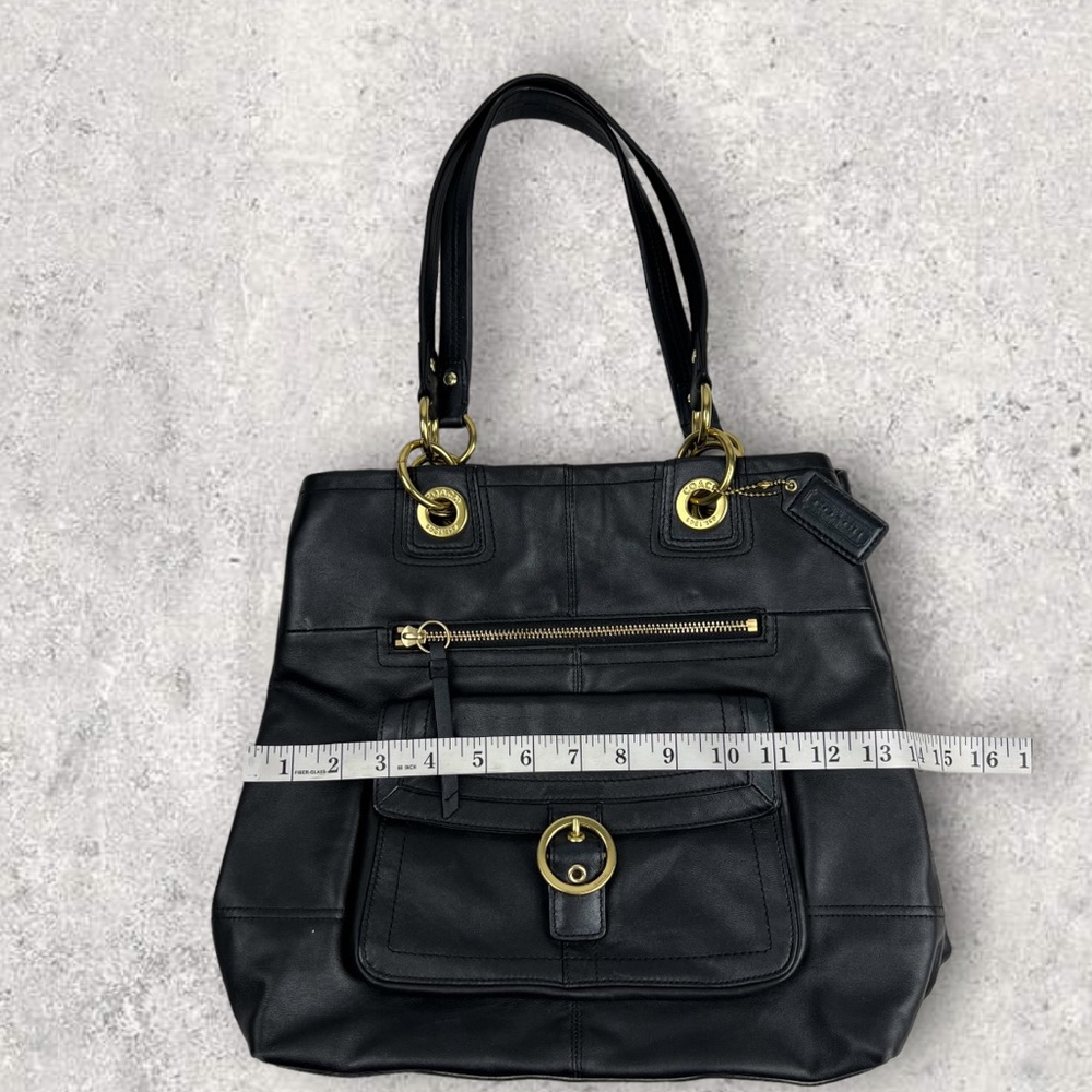 Coach Penelope Gold Leather Tote No: L1173-F18890 - Picture 10 of 16